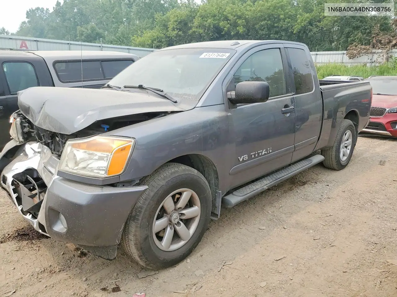 2013 Nissan Titan Sv VIN: 1N6BA0CA4DN308756 Lot: 61317646