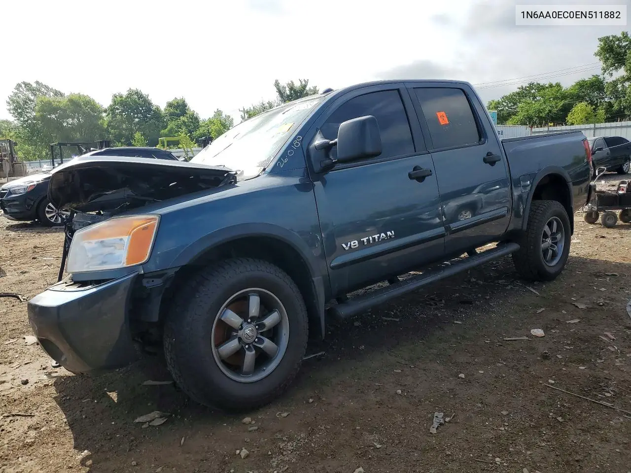 2014 Nissan Titan Pro-4X VIN: 1N6AA0EC0EN511882 Lot: 58414786