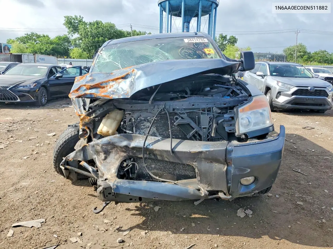2014 Nissan Titan Pro-4X VIN: 1N6AA0EC0EN511882 Lot: 58414786