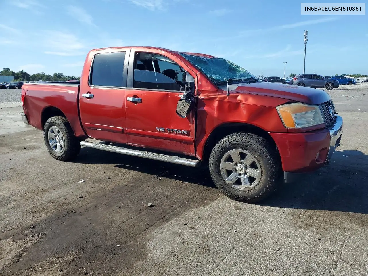 2014 Nissan Titan Sv VIN: 1N6BA0EC5EN510361 Lot: 59832446