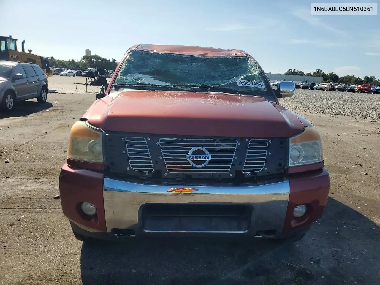 2014 Nissan Titan Sv VIN: 1N6BA0EC5EN510361 Lot: 59832446