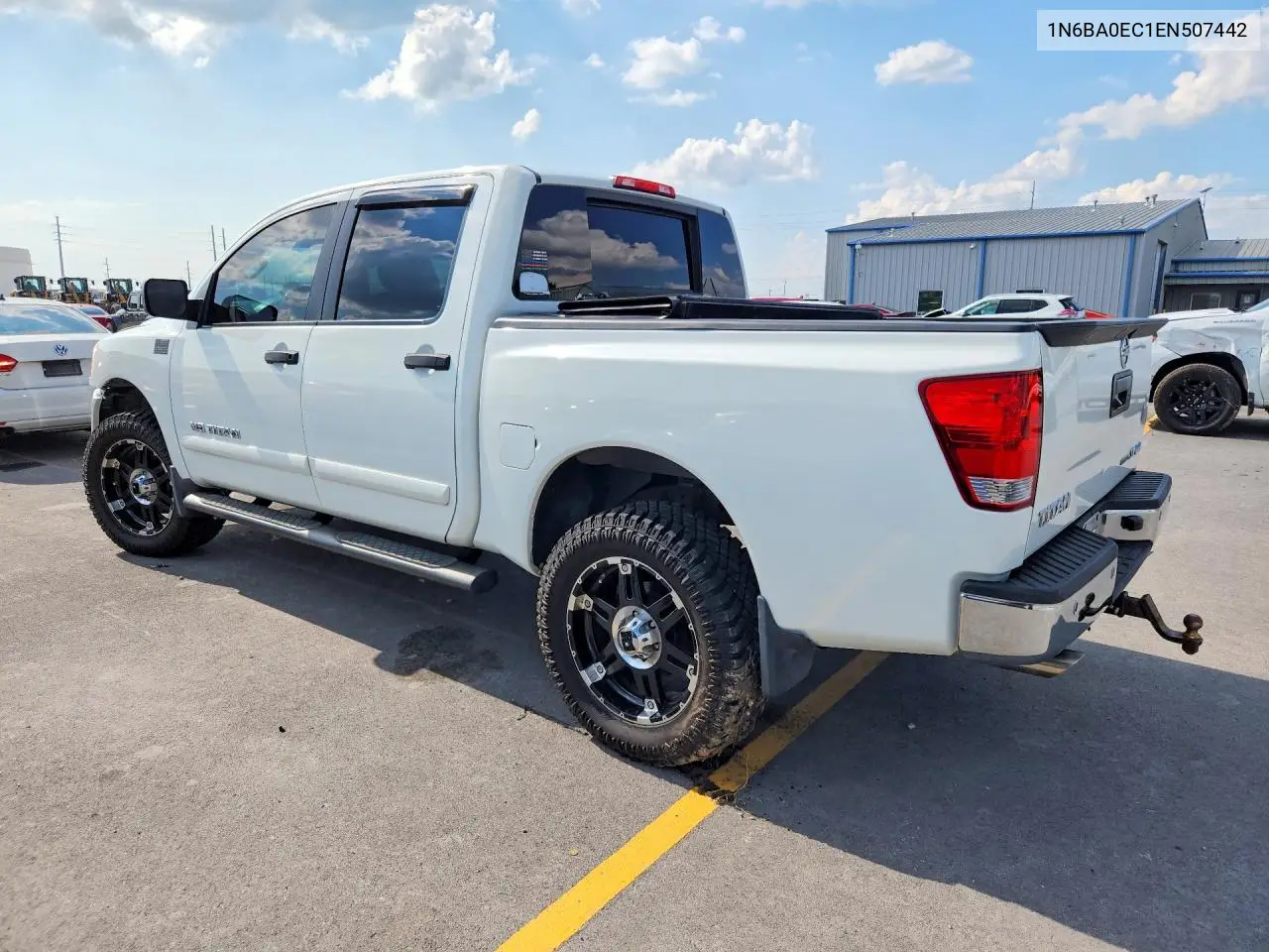 2014 Nissan Titan VIN: 1N6BA0EC1EN507442 Lot: 61049466