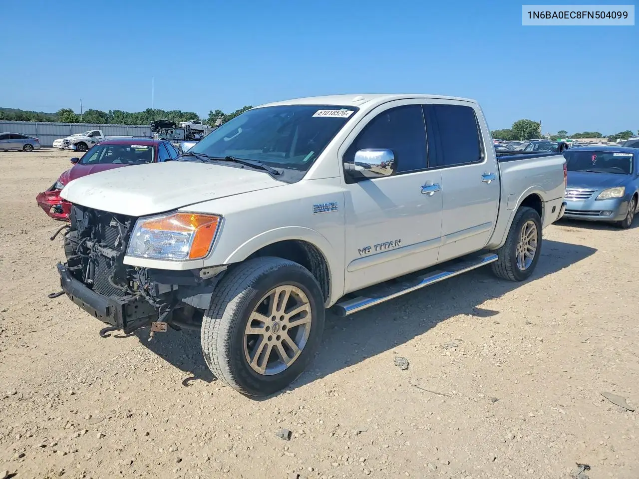 2015 Nissan Titan Sl VIN: 1N6BA0EC8FN504099 Lot: 61018526