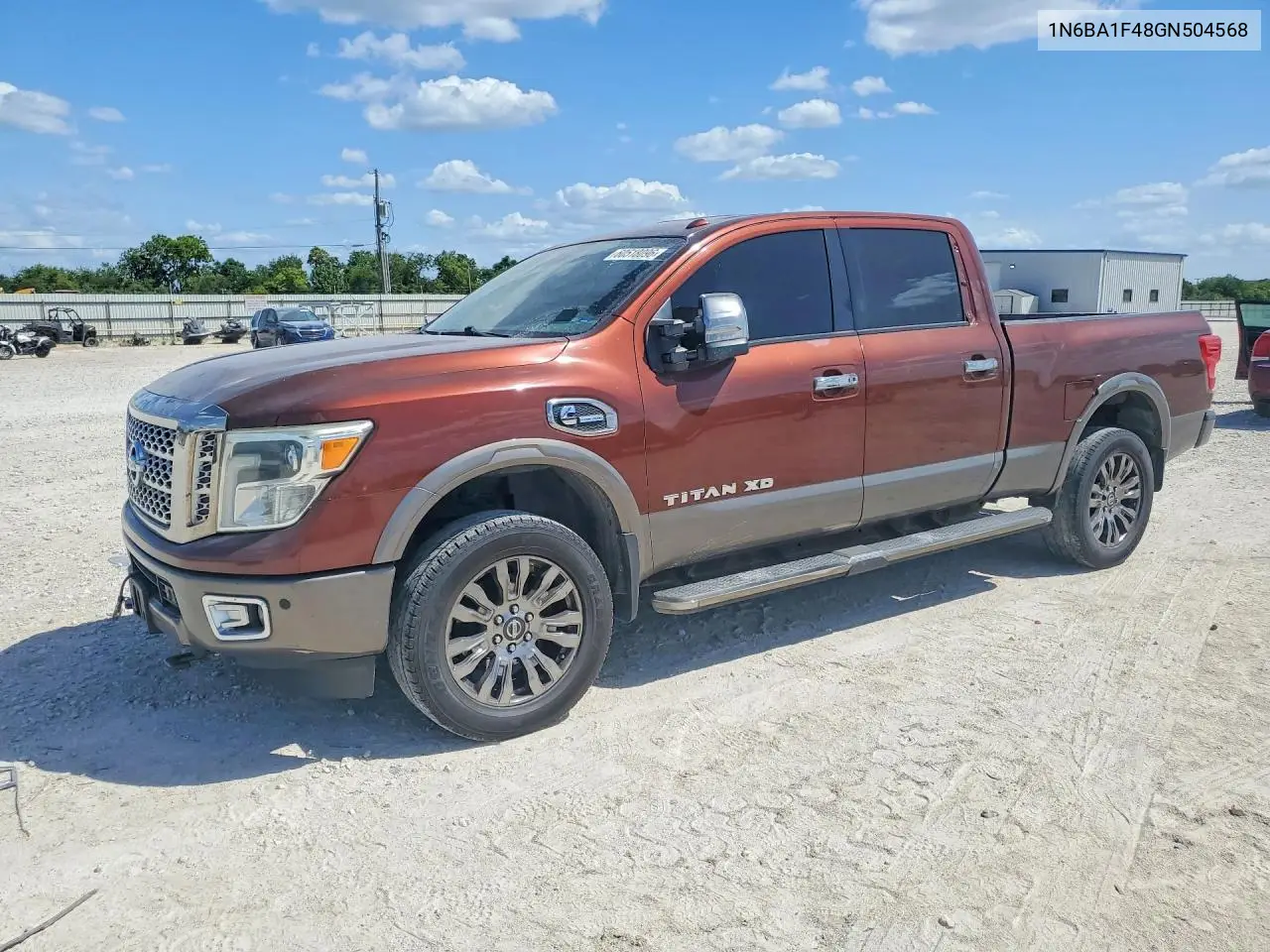 2016 Nissan Titan Xd Platinum Reserve VIN: 1N6BA1F48GN504568 Lot: 60518096