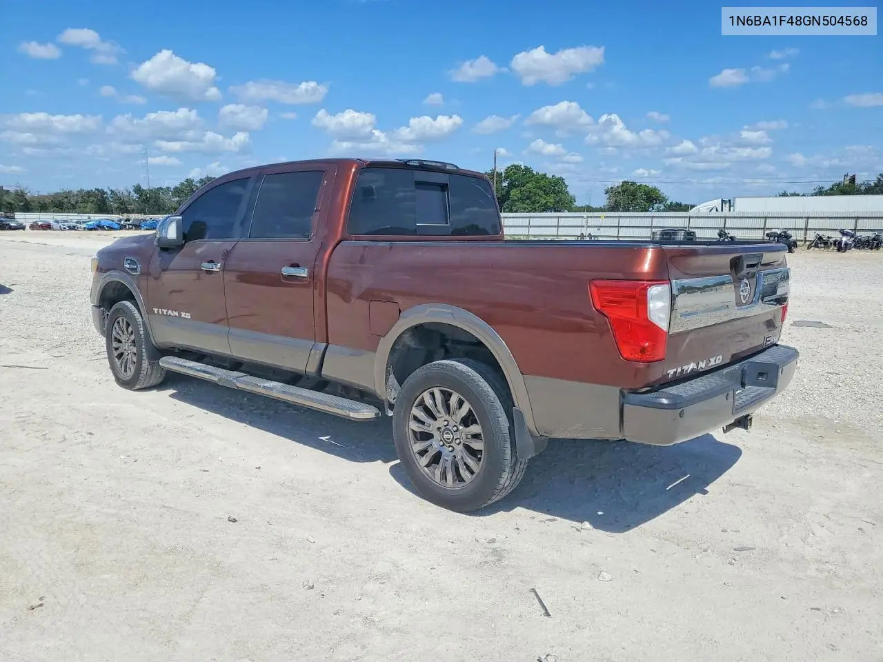2016 Nissan Titan Xd Platinum Reserve VIN: 1N6BA1F48GN504568 Lot: 60518096