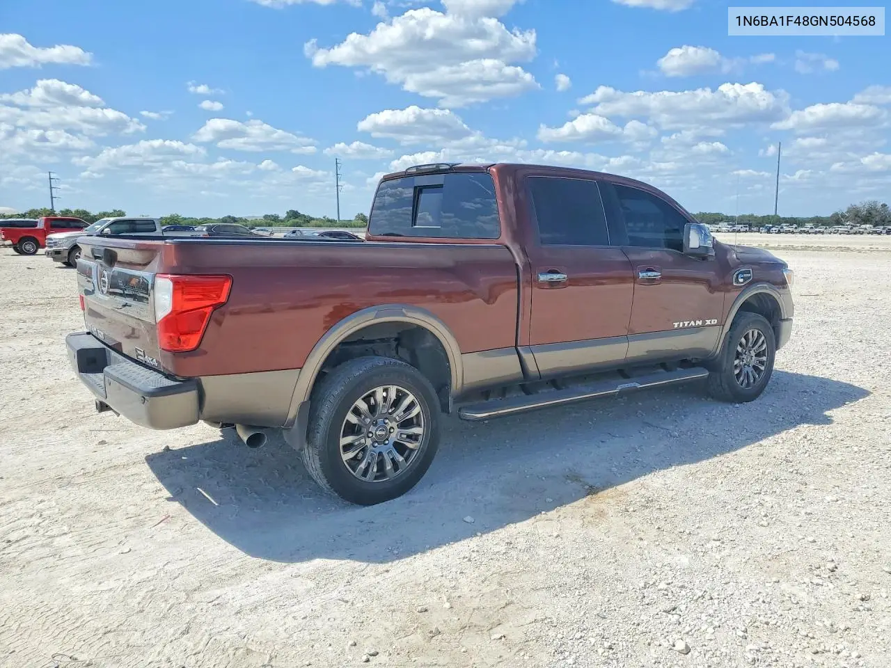 2016 Nissan Titan Xd Platinum Reserve VIN: 1N6BA1F48GN504568 Lot: 60518096