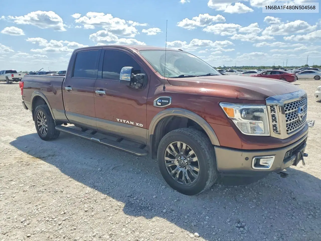 2016 Nissan Titan Xd Platinum Reserve VIN: 1N6BA1F48GN504568 Lot: 60518096