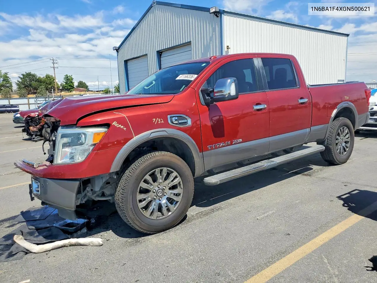 2016 Nissan Titan Xd Platinum Reserve VIN: 1N6BA1F4XGN500621 Lot: 61166336