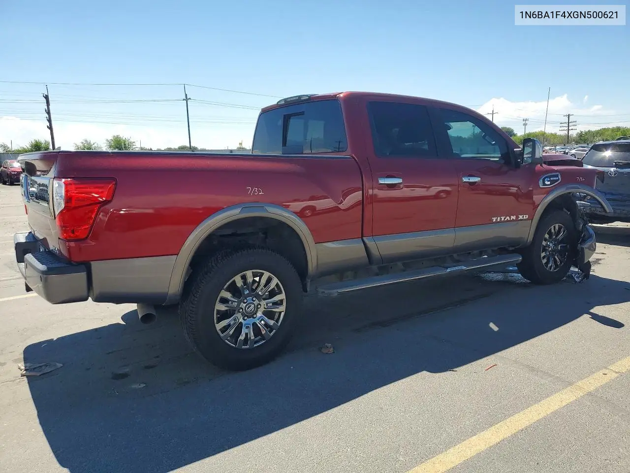 2016 Nissan Titan Xd Platinum Reserve VIN: 1N6BA1F4XGN500621 Lot: 61166336
