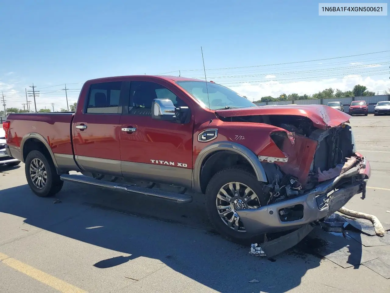 2016 Nissan Titan Xd Platinum Reserve VIN: 1N6BA1F4XGN500621 Lot: 61166336