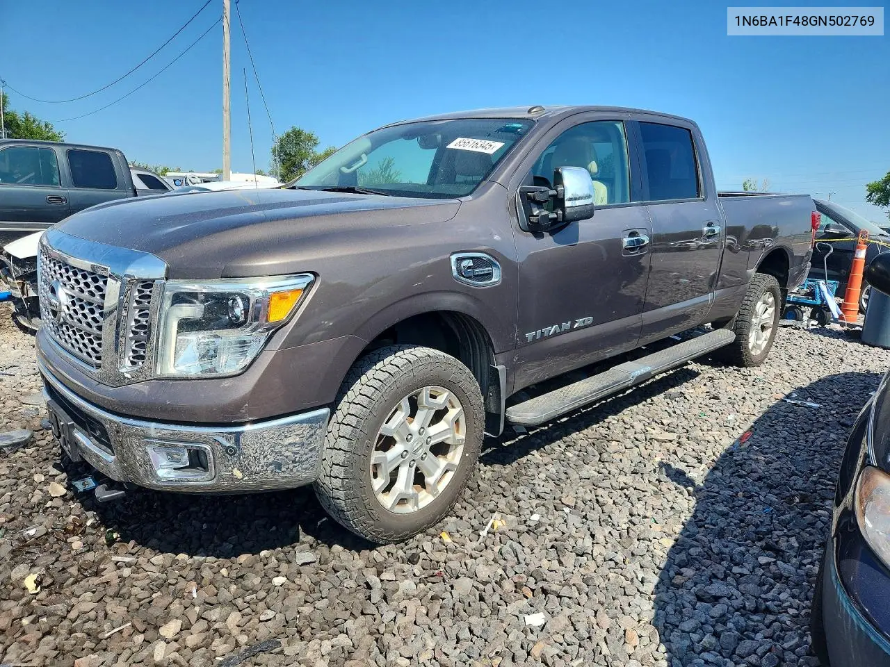 2016 Nissan Titan Xd Sl VIN: 1N6BA1F48GN502769 Lot: 85616345