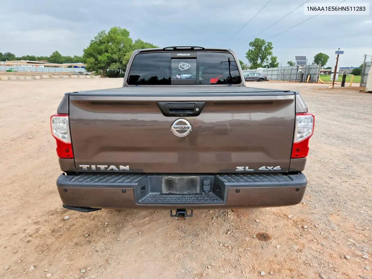 2017 Nissan Titan Sl VIN: 1N6AA1E56HN511283 Lot: 58545436