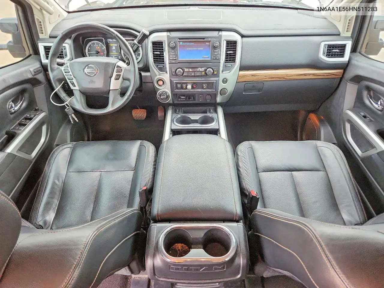 2017 Nissan Titan Sl VIN: 1N6AA1E56HN511283 Lot: 58545436