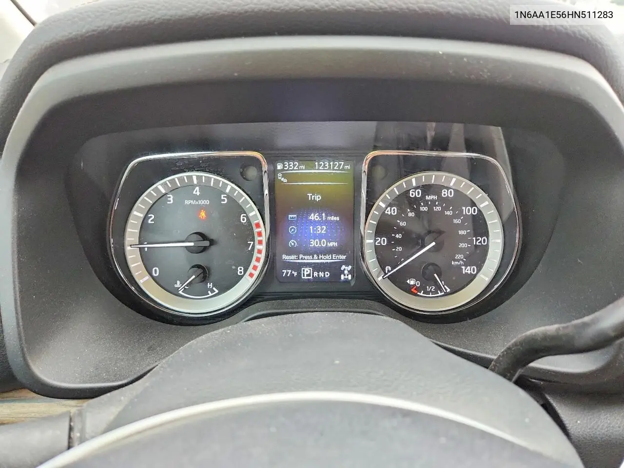 2017 Nissan Titan Sl VIN: 1N6AA1E56HN511283 Lot: 58545436