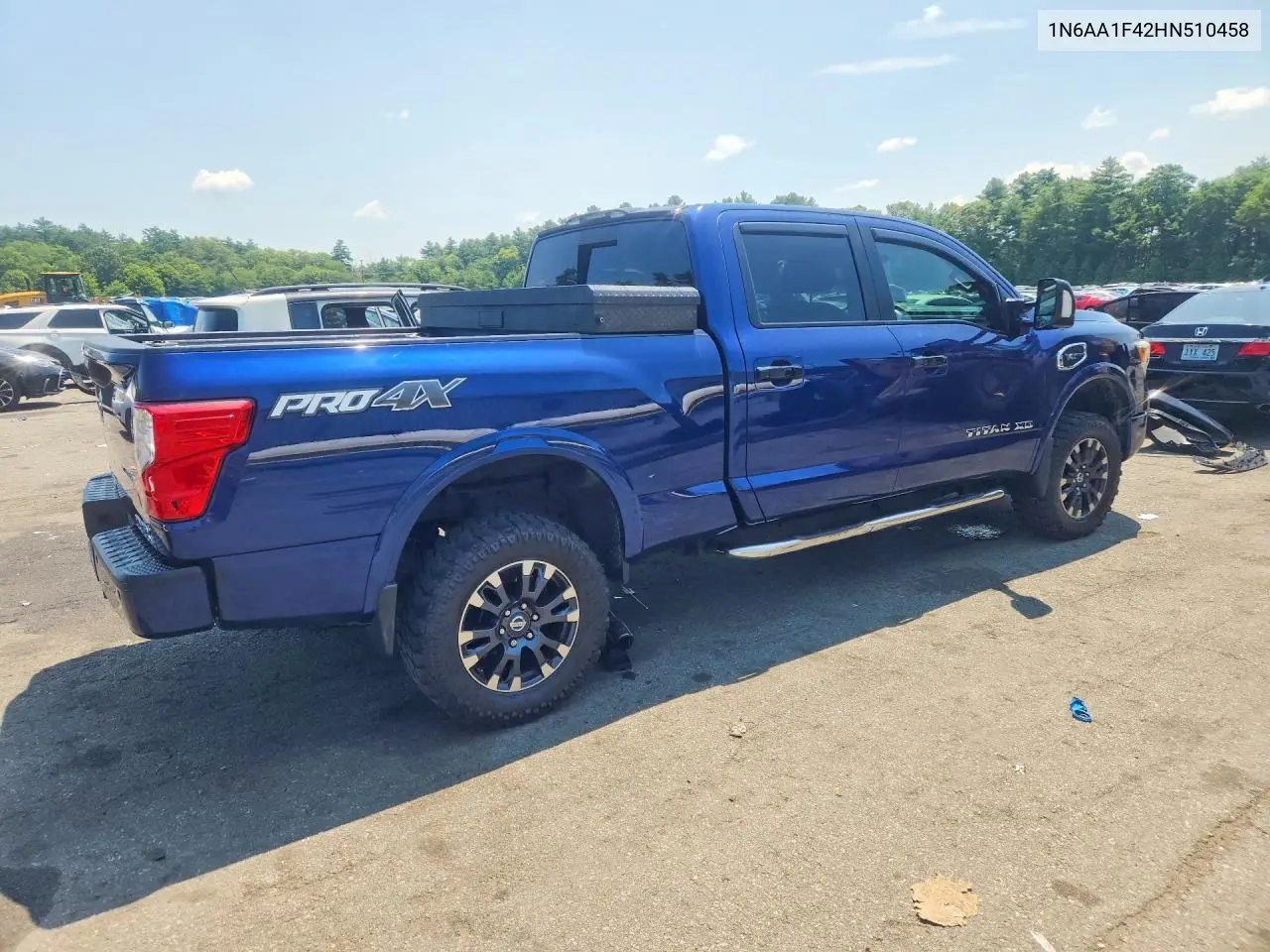 2017 Nissan Titan Xd Pro-4X VIN: 1N6AA1F42HN510458 Lot: 58758086