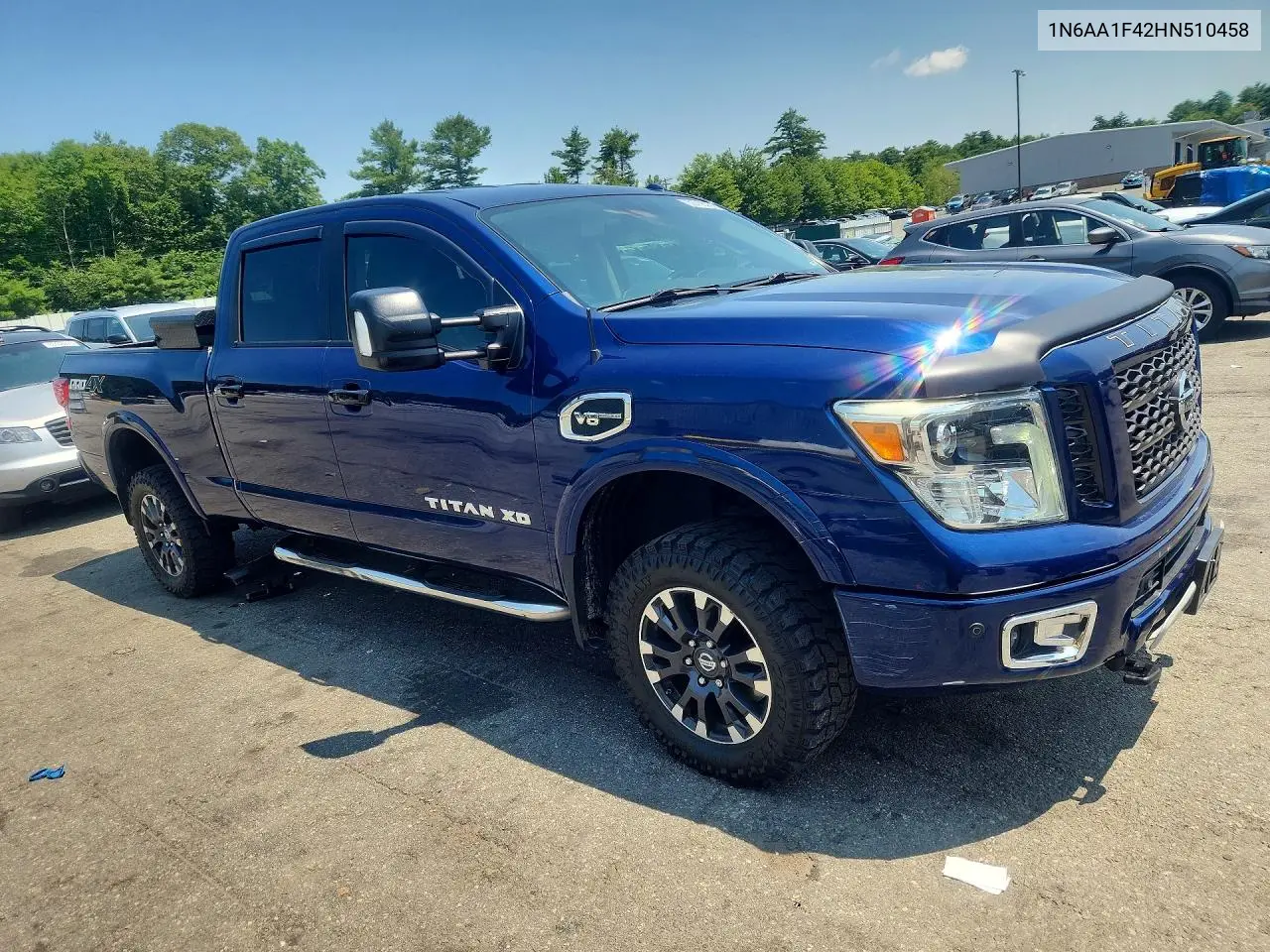 2017 Nissan Titan Xd Pro-4X VIN: 1N6AA1F42HN510458 Lot: 58758086