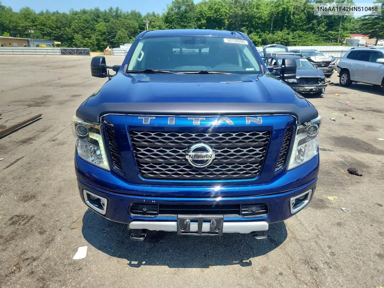 2017 Nissan Titan Xd Pro-4X VIN: 1N6AA1F42HN510458 Lot: 58758086