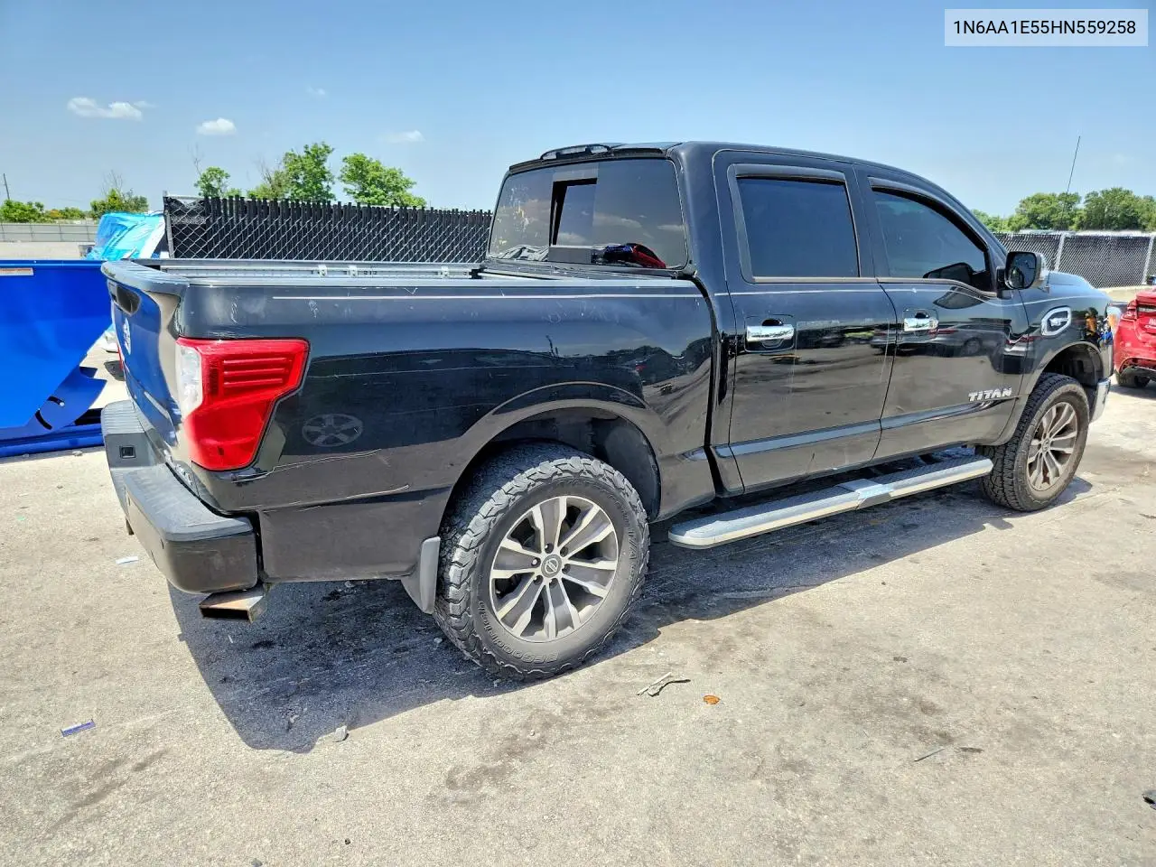 2017 Nissan Titan Sl VIN: 1N6AA1E55HN559258 Lot: 59977386