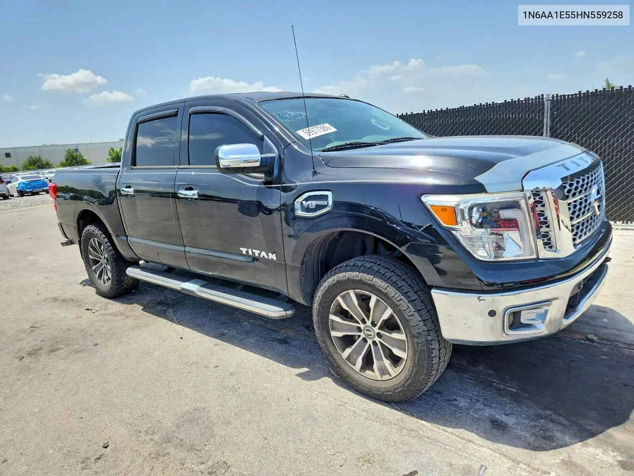 2017 Nissan Titan Sl VIN: 1N6AA1E55HN559258 Lot: 59977386