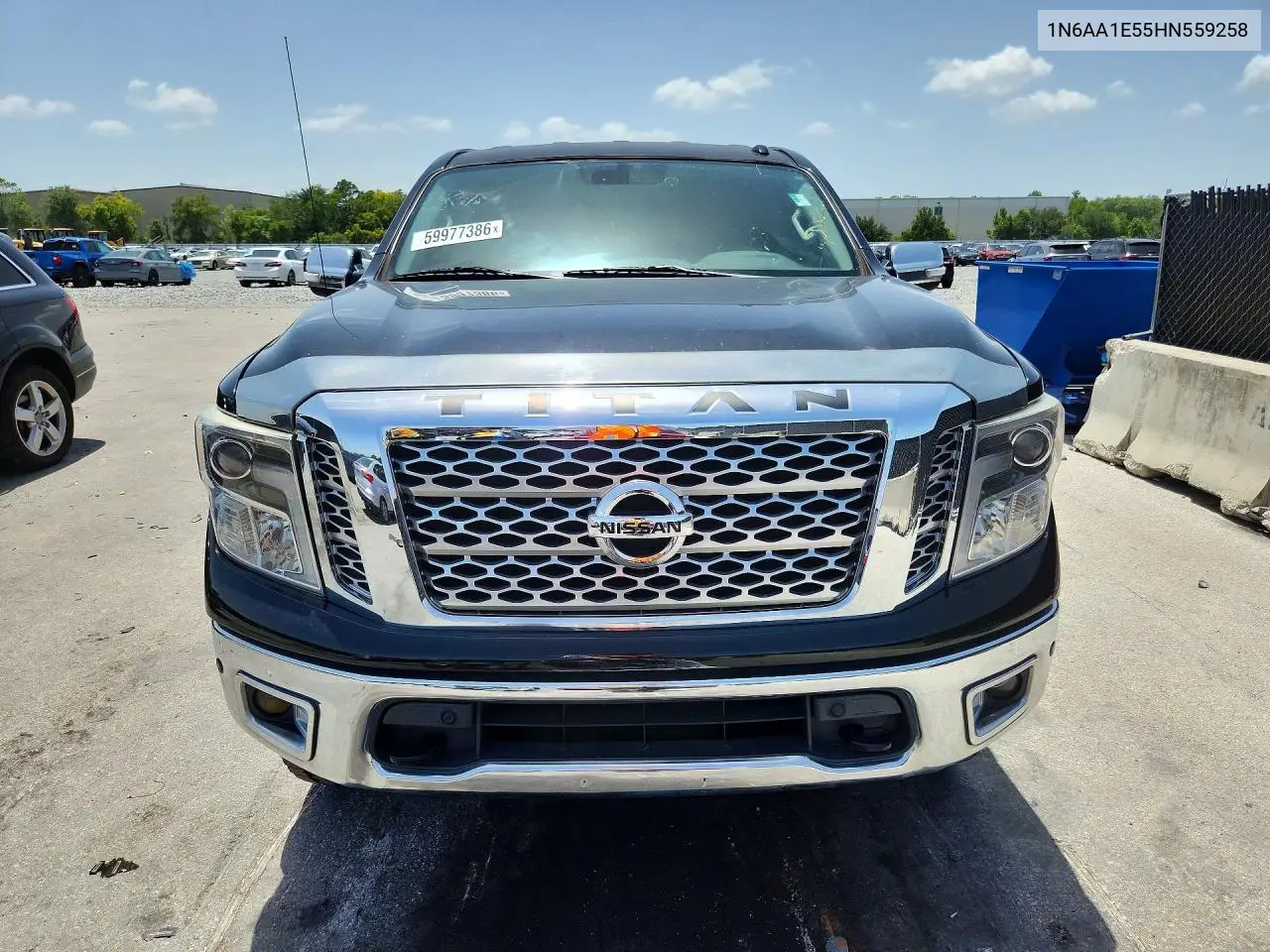 2017 Nissan Titan Sl VIN: 1N6AA1E55HN559258 Lot: 59977386