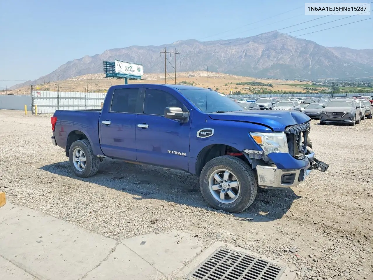 2017 Nissan Titan S VIN: 1N6AA1EJ5HN515287 Lot: 60191916
