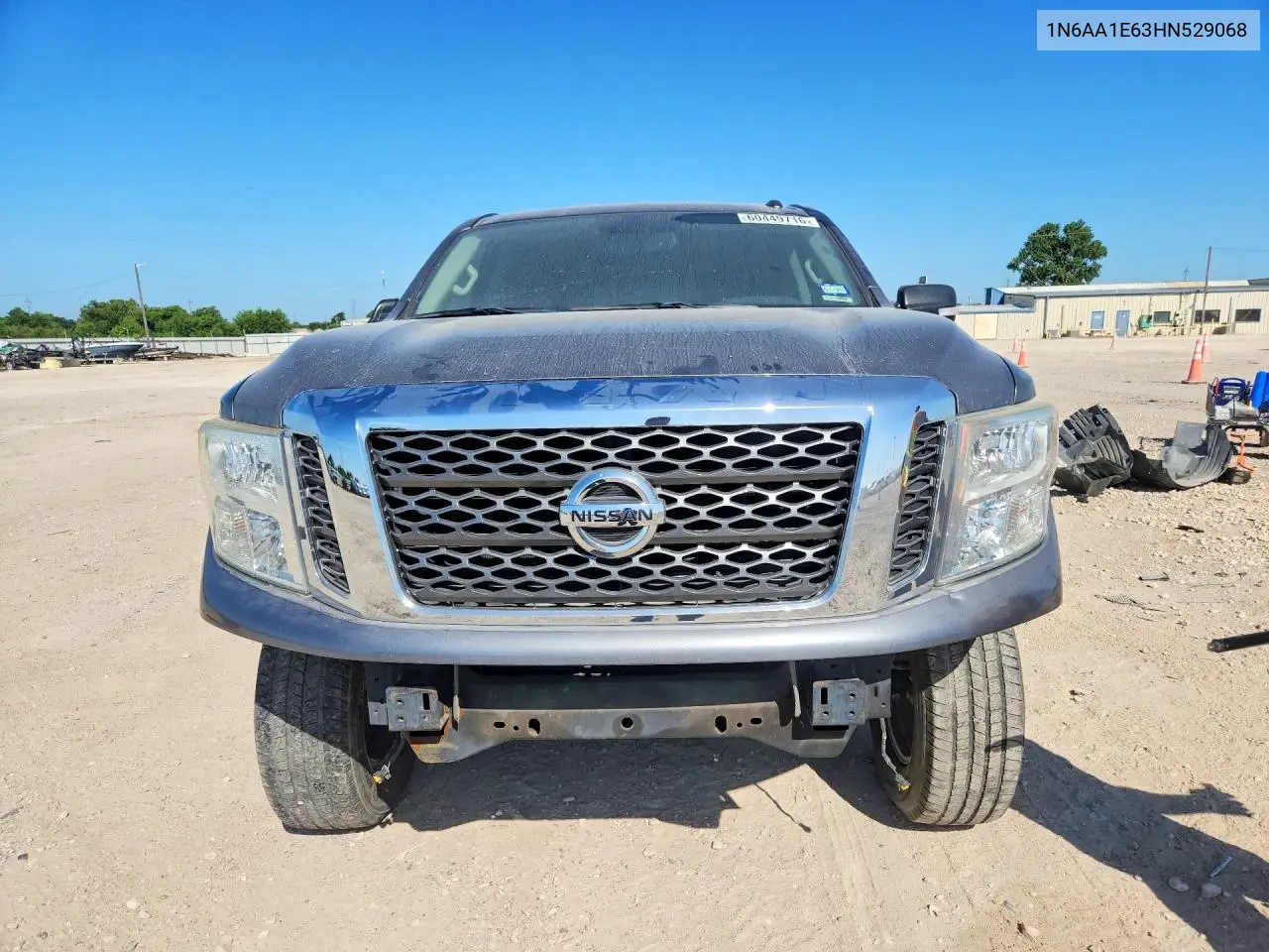 2017 Nissan Titan Sv VIN: 1N6AA1E63HN529068 Lot: 60449716