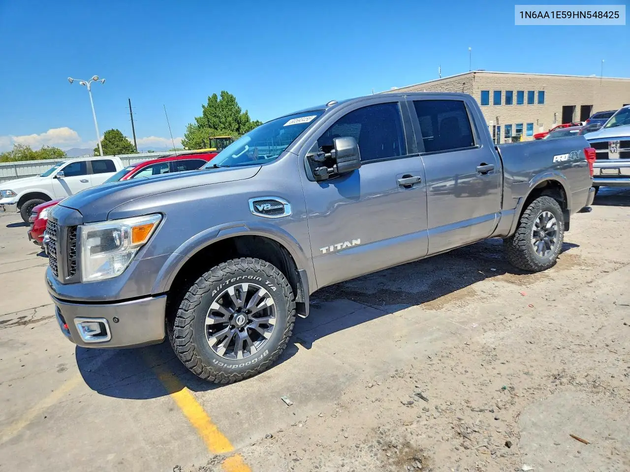2017 Nissan Titan Pro-4X VIN: 1N6AA1E59HN548425 Lot: 60593456