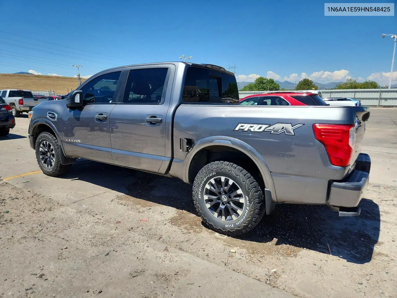 2017 Nissan Titan Pro-4X VIN: 1N6AA1E59HN548425 Lot: 60593456