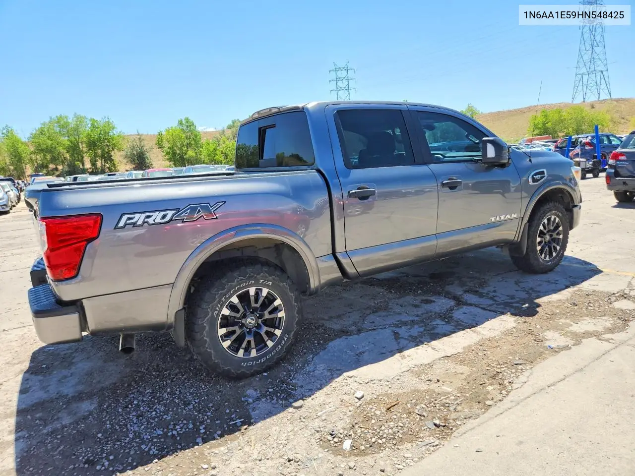 2017 Nissan Titan Pro-4X VIN: 1N6AA1E59HN548425 Lot: 60593456