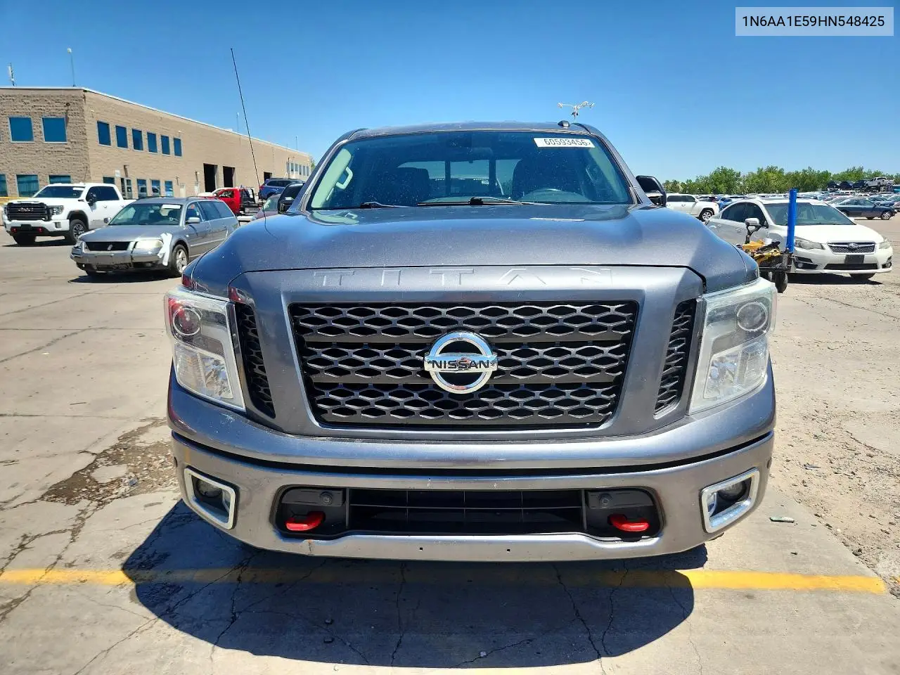 2017 Nissan Titan Pro-4X VIN: 1N6AA1E59HN548425 Lot: 60593456