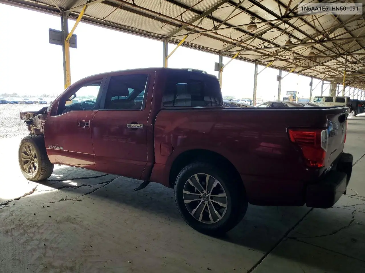 2017 Nissan Titan Sl VIN: 1N6AA1E61HN501091 Lot: 60643526