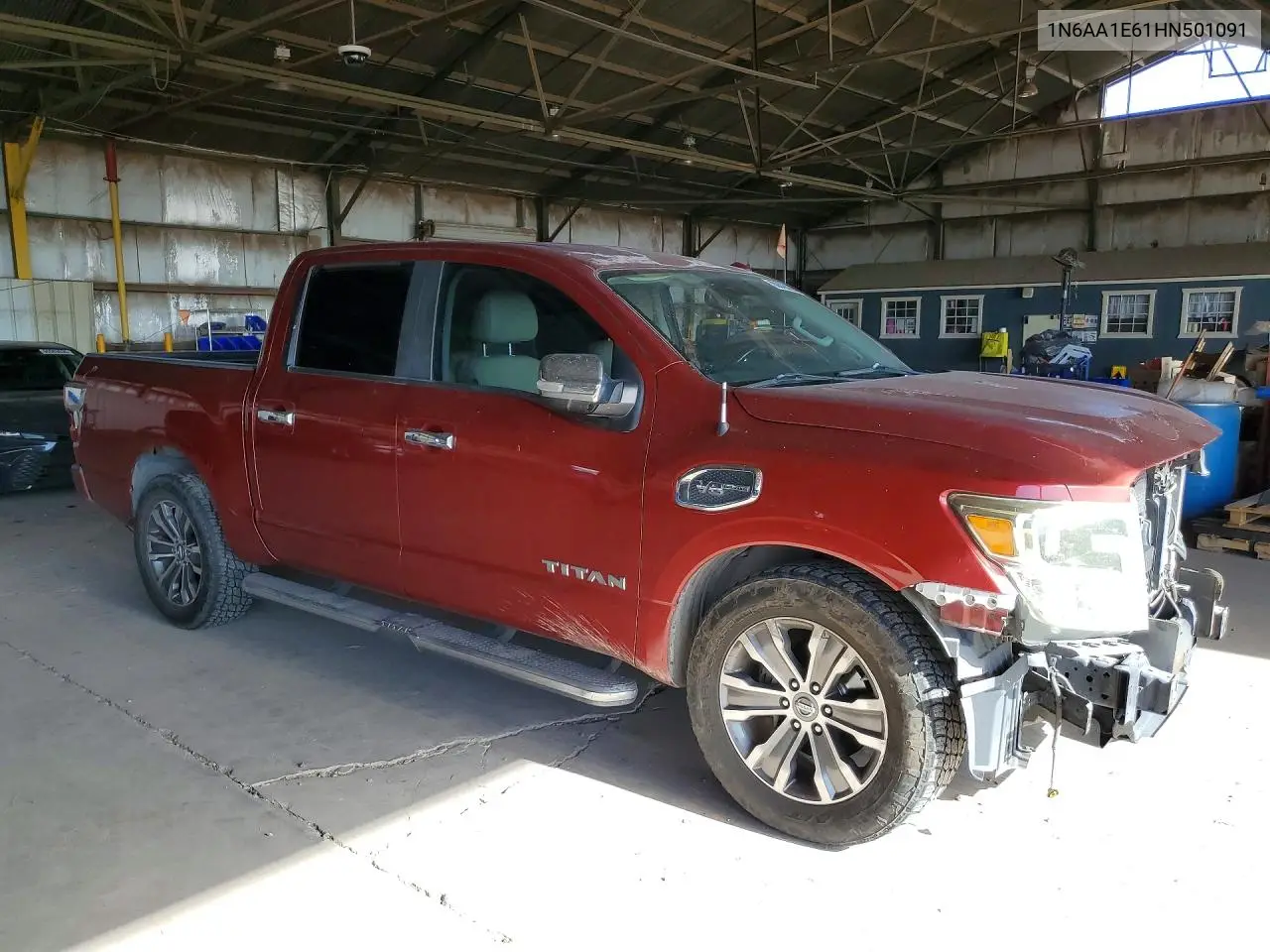 2017 Nissan Titan Sl VIN: 1N6AA1E61HN501091 Lot: 60643526