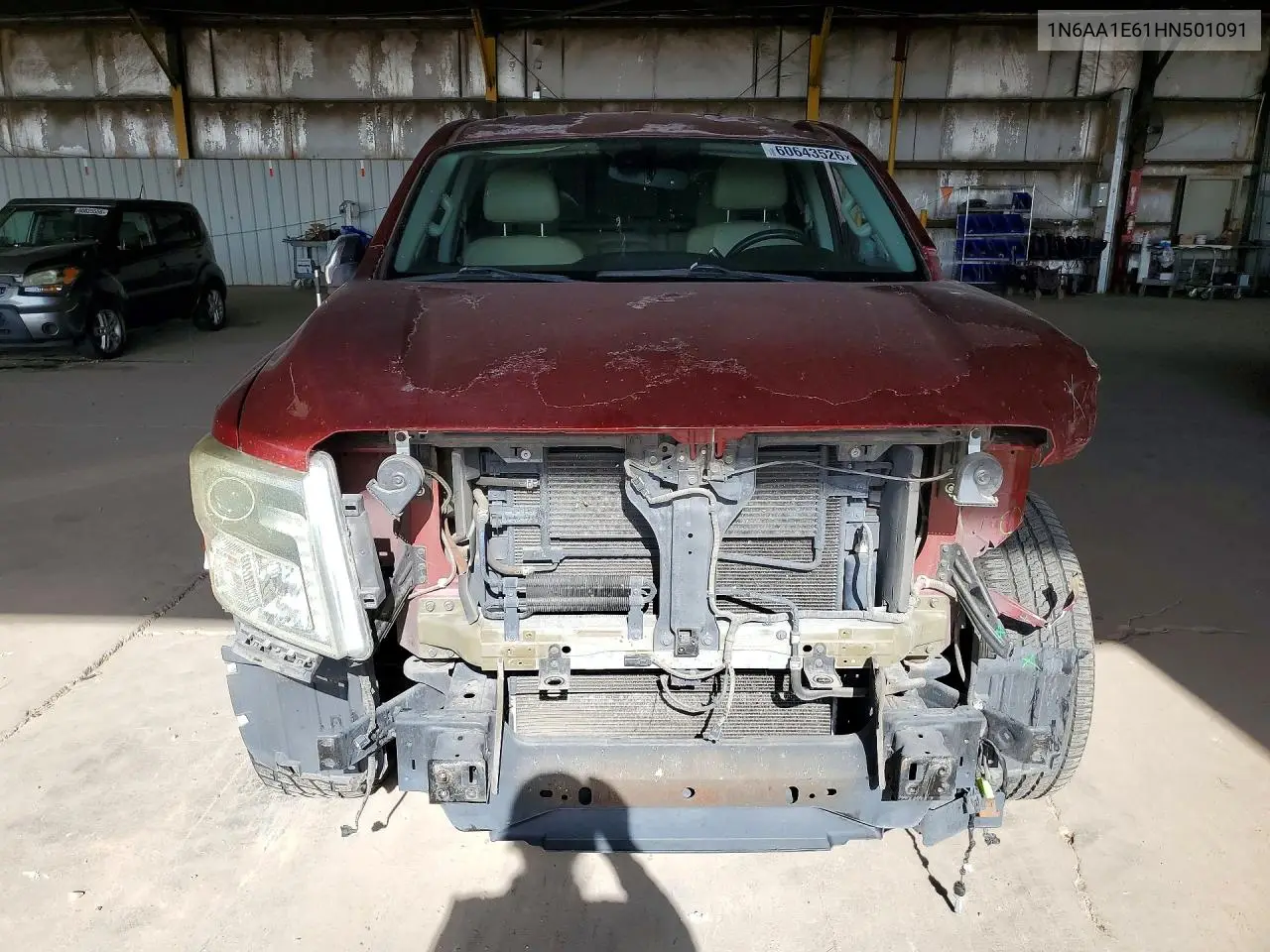 2017 Nissan Titan Sl VIN: 1N6AA1E61HN501091 Lot: 60643526