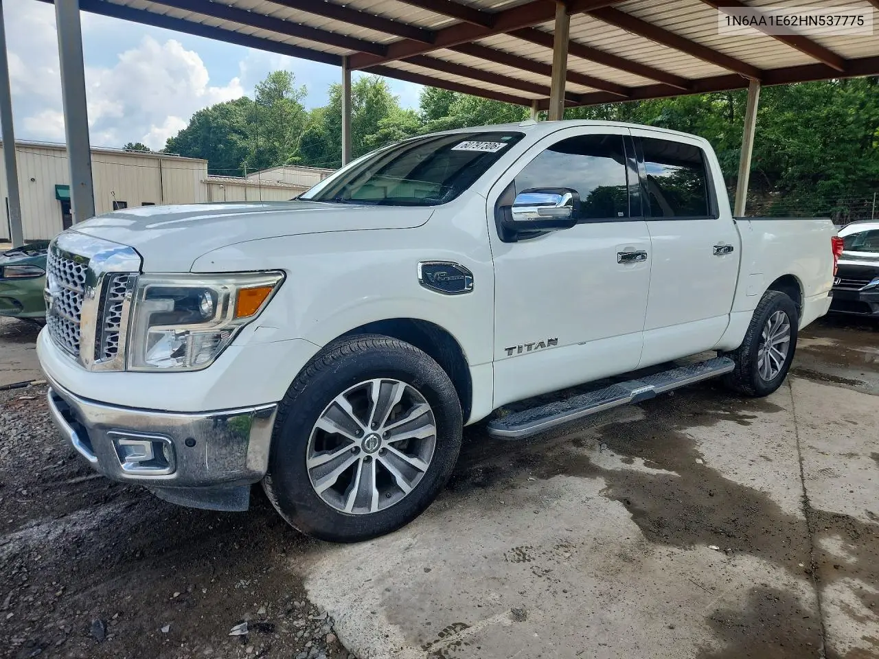 2017 Nissan Titan Sl VIN: 1N6AA1E62HN537775 Lot: 60797306