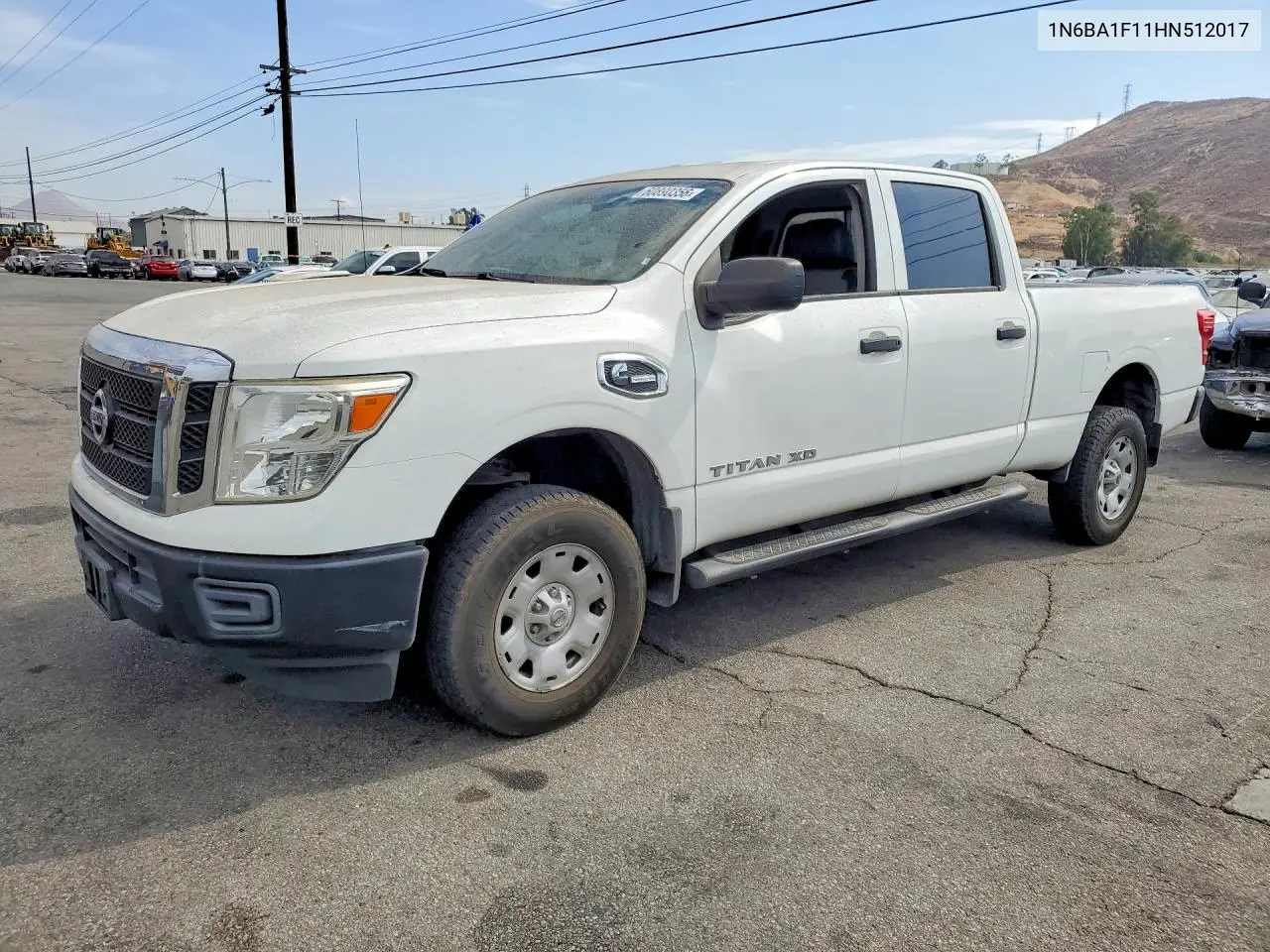 2017 Nissan Titan Xd S VIN: 1N6BA1F11HN512017 Lot: 60890356