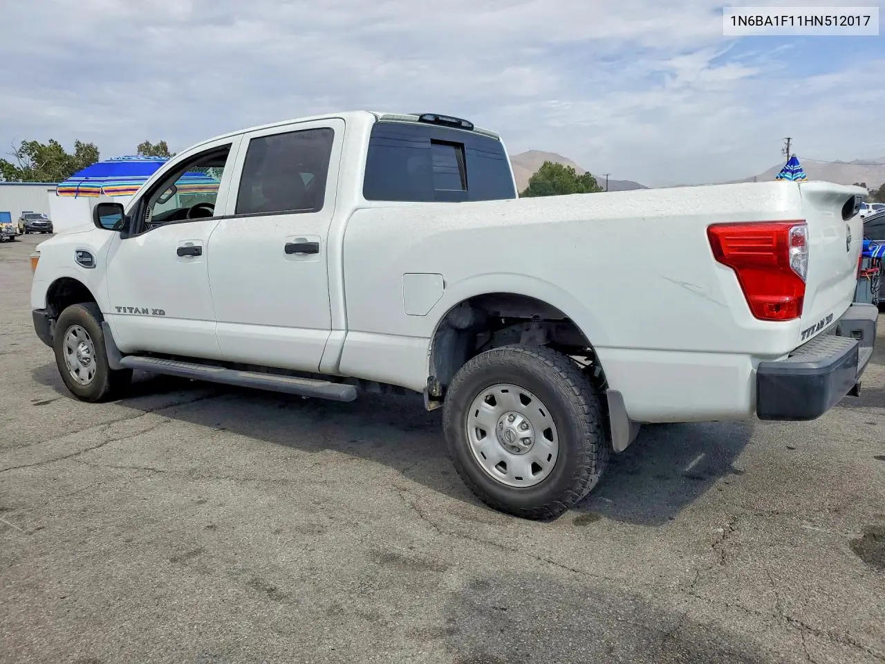 2017 Nissan Titan Xd S VIN: 1N6BA1F11HN512017 Lot: 60890356