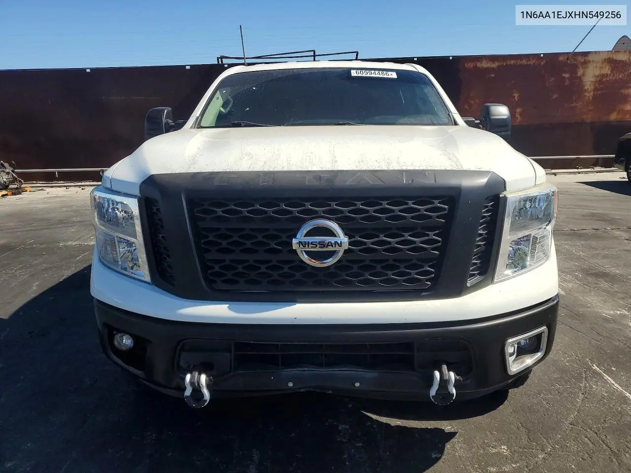 2017 Nissan Titan S VIN: 1N6AA1EJXHN549256 Lot: 60994486