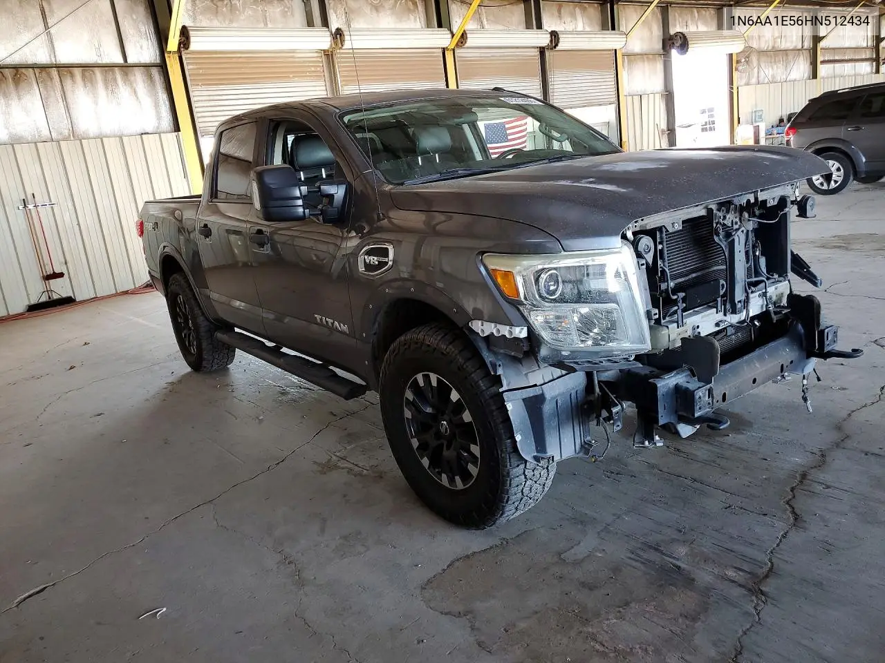 2017 Nissan Titan Pro-4X VIN: 1N6AA1E56HN512434 Lot: 61212466