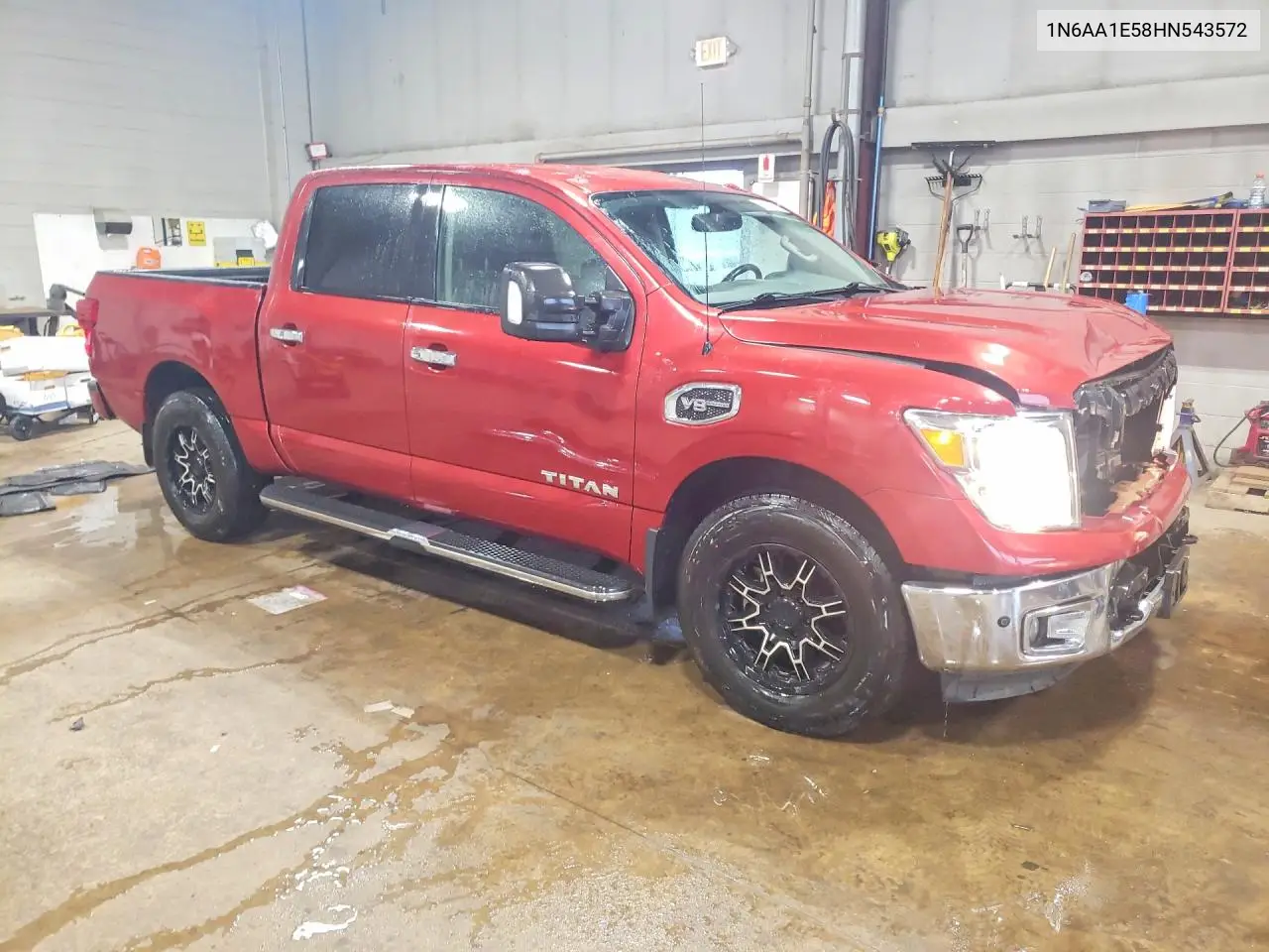 2017 Nissan Titan Sv VIN: 1N6AA1E58HN543572 Lot: 61916036