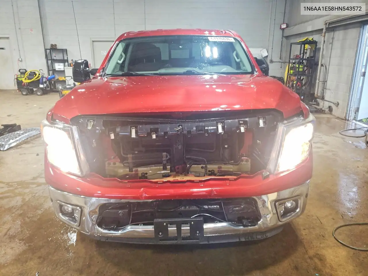 2017 Nissan Titan Sv VIN: 1N6AA1E58HN543572 Lot: 61916036