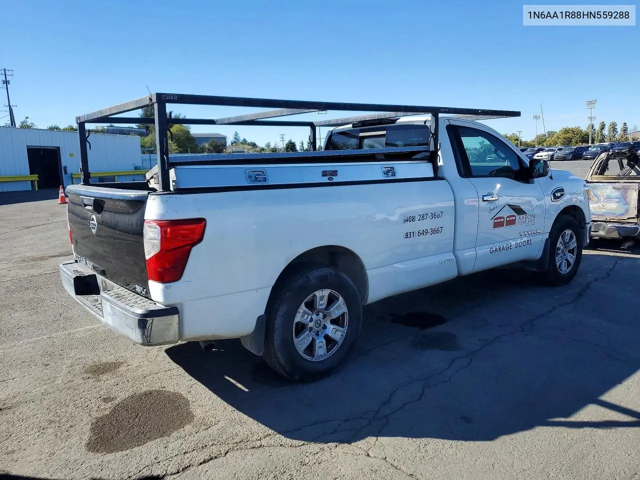 2017 Nissan Titan S VIN: 1N6AA1R88HN559288 Lot: 61968816