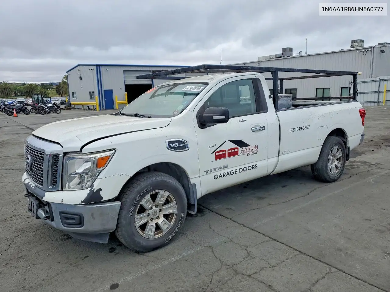 2017 Nissan Titan S VIN: 1N6AA1R86HN560777 Lot: 61968846