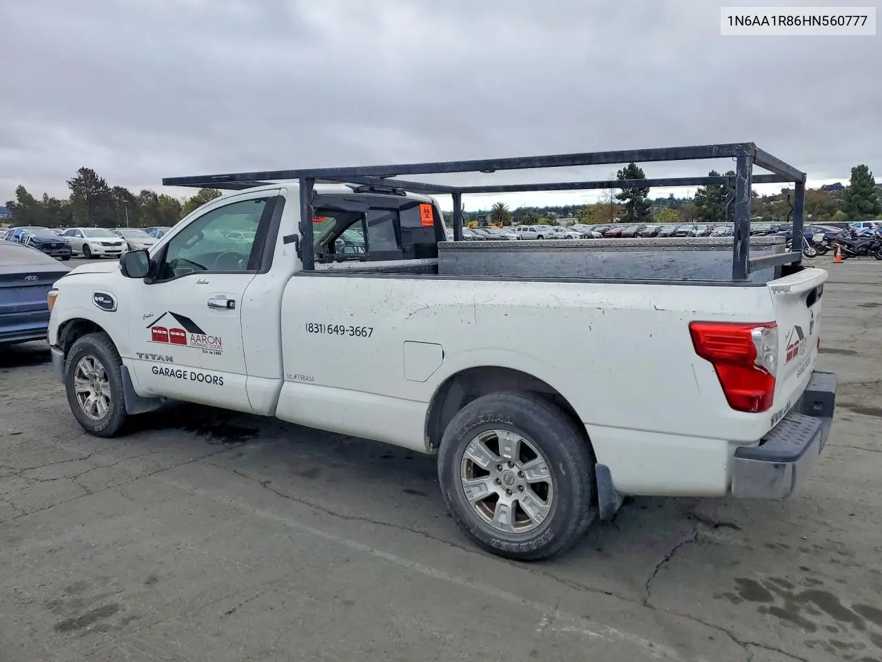 2017 Nissan Titan S VIN: 1N6AA1R86HN560777 Lot: 61968846