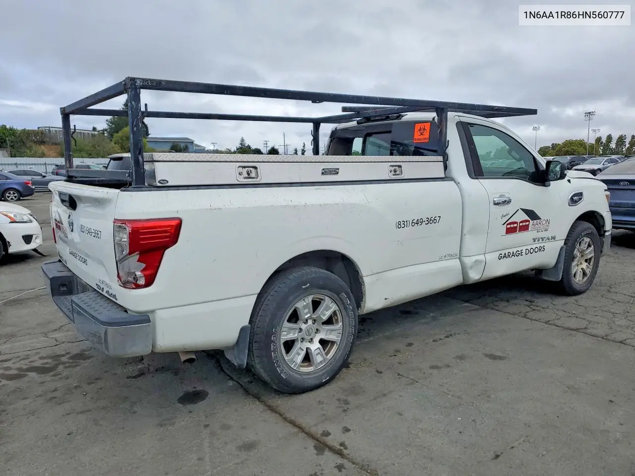 2017 Nissan Titan S VIN: 1N6AA1R86HN560777 Lot: 61968846