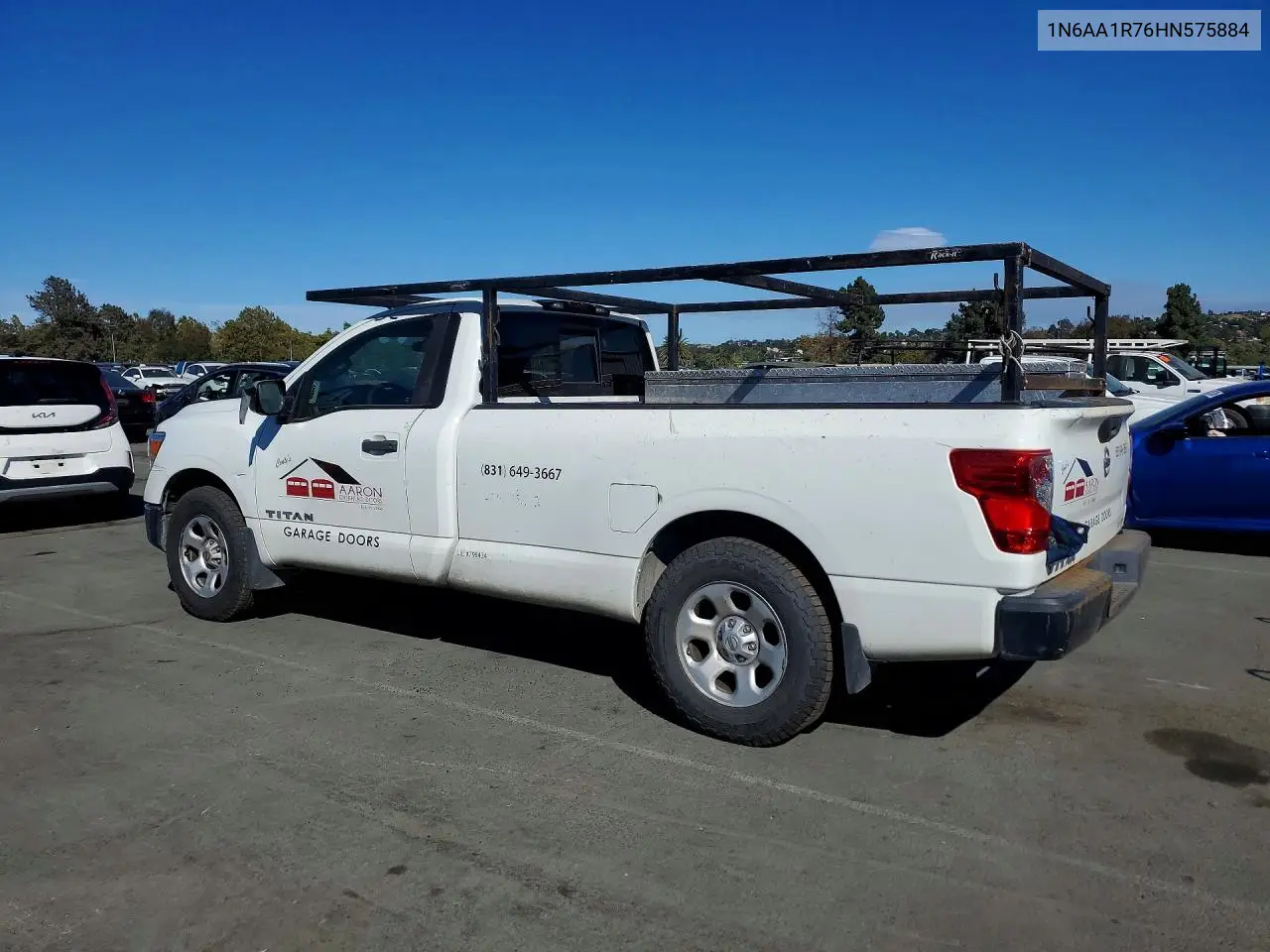 2017 Nissan Titan S VIN: 1N6AA1R76HN575884 Lot: 61968866