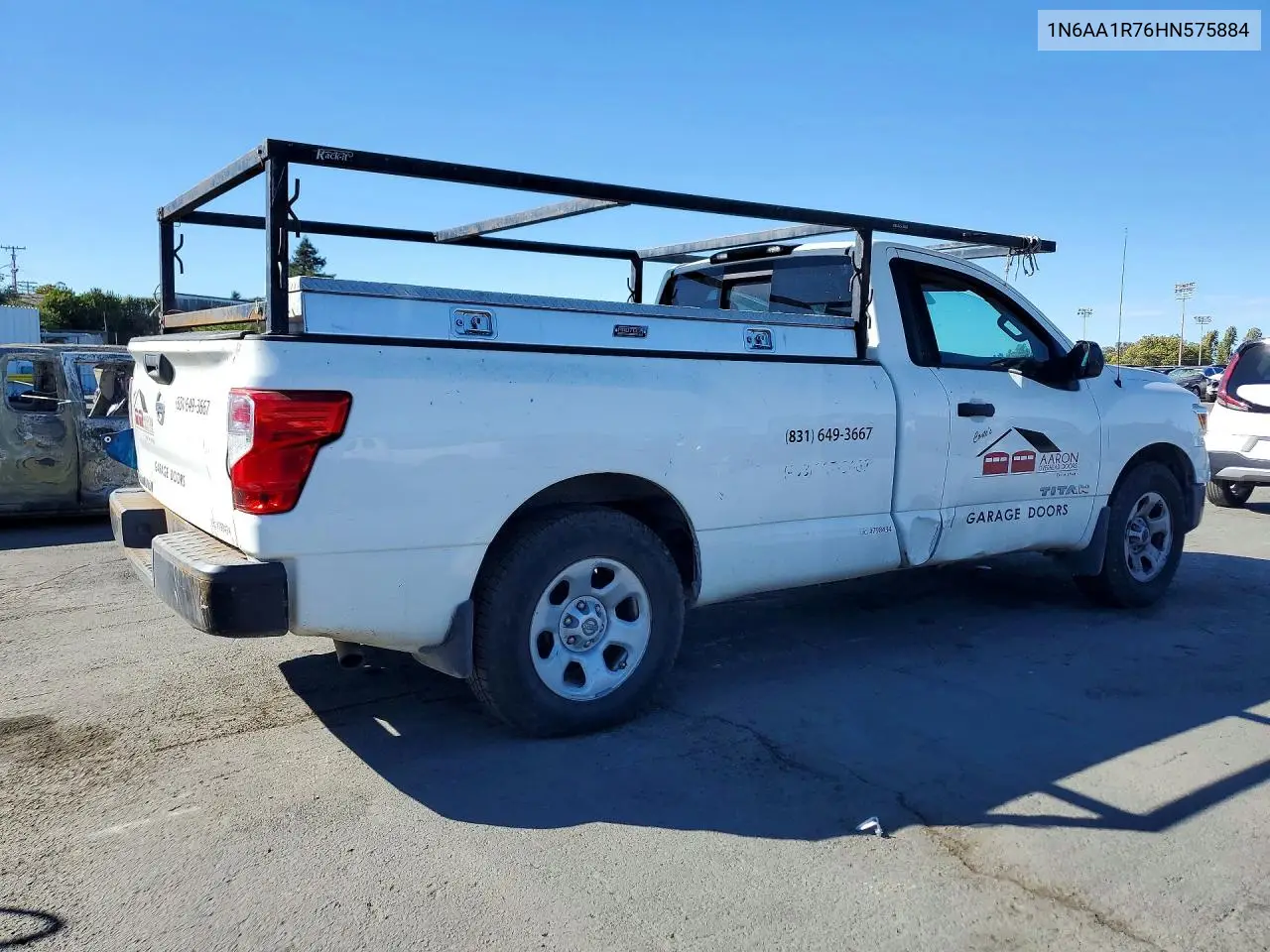2017 Nissan Titan S VIN: 1N6AA1R76HN575884 Lot: 61968866