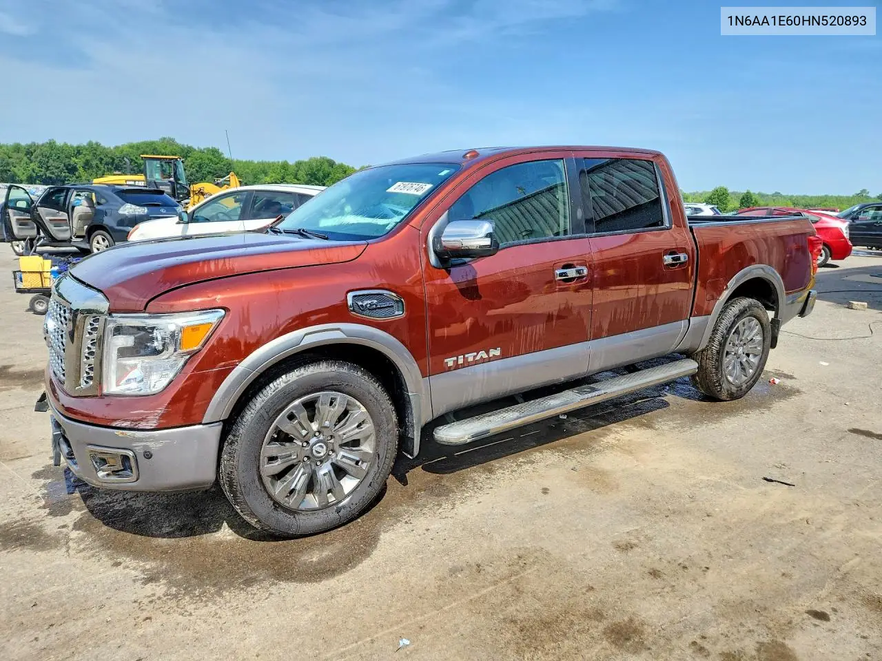 2017 Nissan Titan Platinum Reserve VIN: 1N6AA1E60HN520893 Lot: 61976746