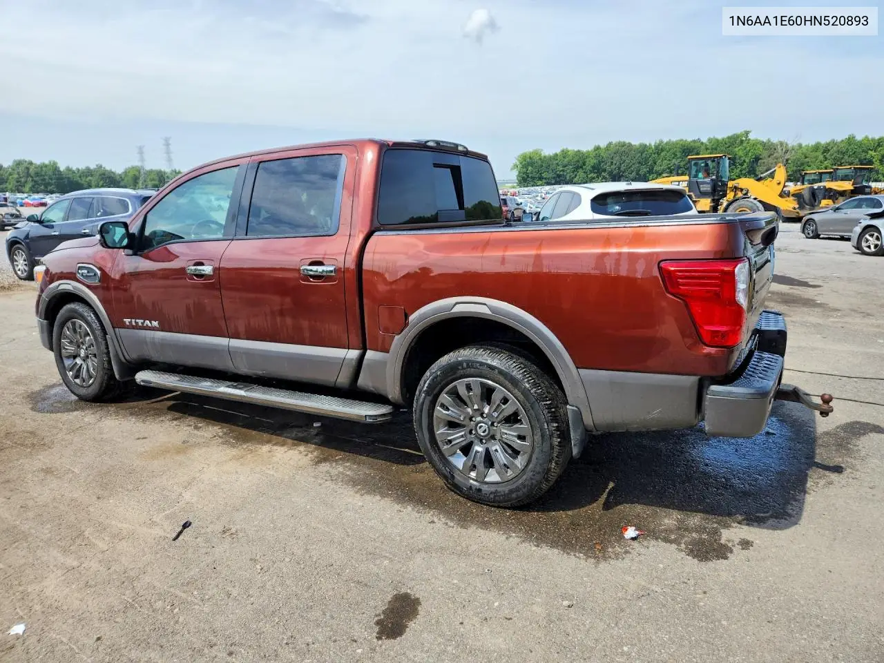 2017 Nissan Titan Platinum Reserve VIN: 1N6AA1E60HN520893 Lot: 61976746