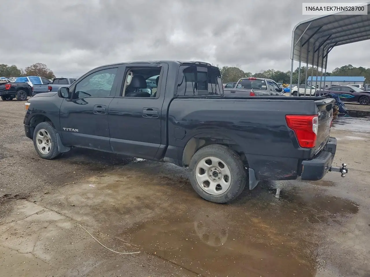 1N6AA1EK7HN528700 2017 Nissan Titan S