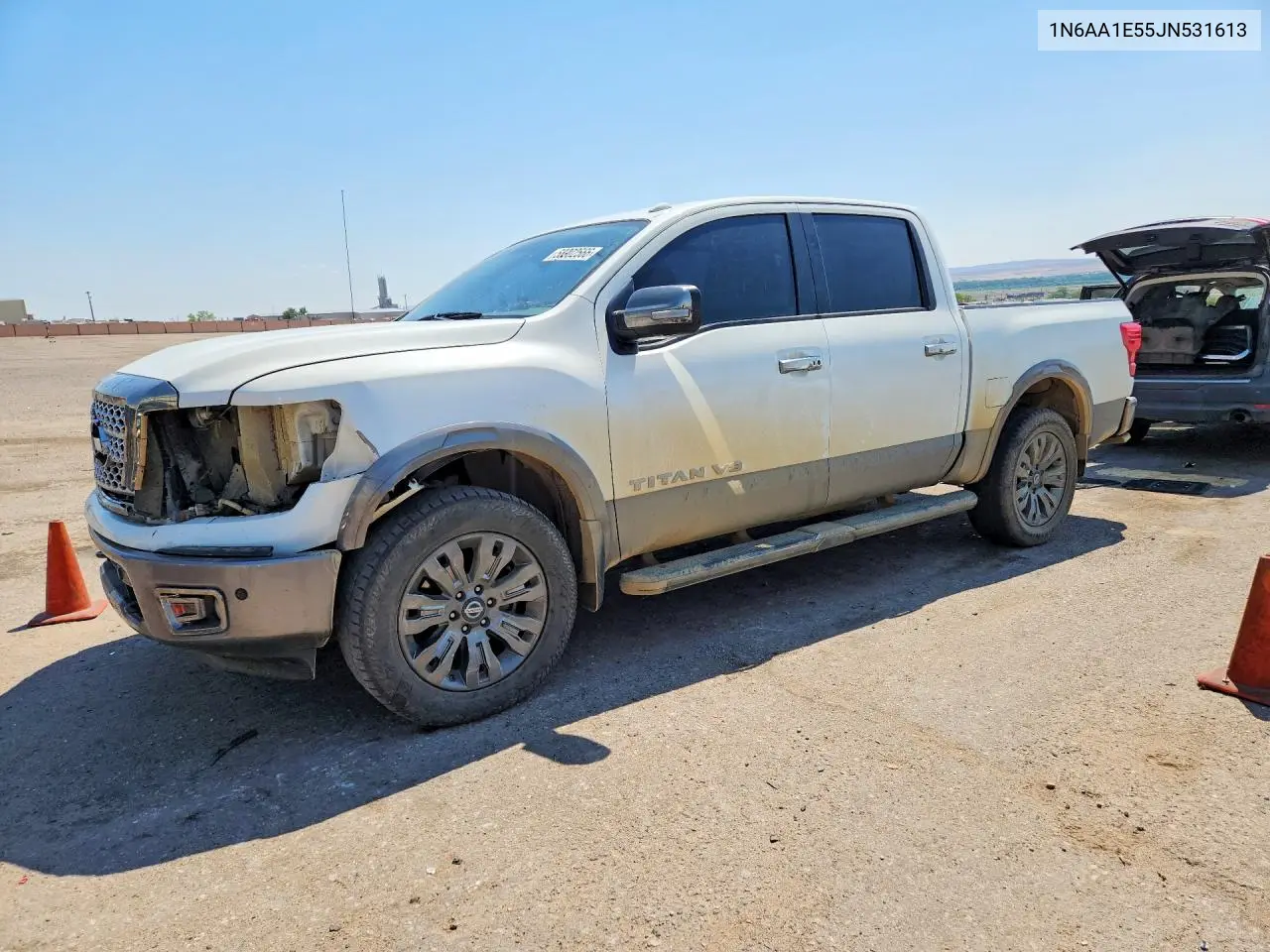 2018 Nissan Titan Platinum Reserve VIN: 1N6AA1E55JN531613 Lot: 58902566